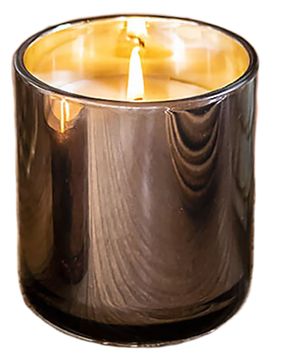 SPAAS Geruchlose Kerze in Metallische Glas, ± 56 Stunden. - bronze