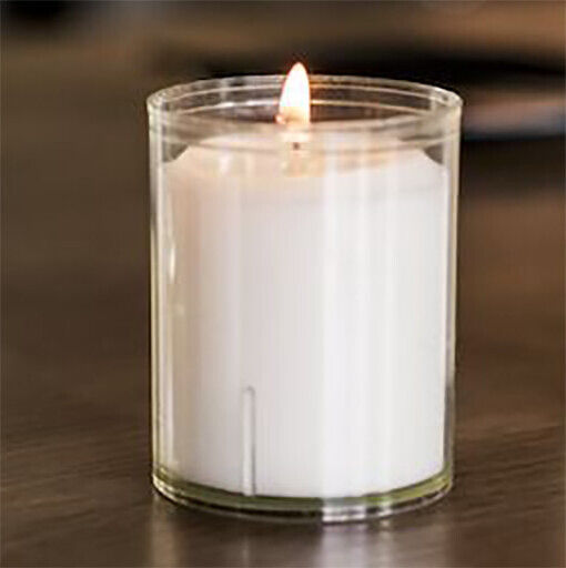 24x Refill Kerzen 24 Stunden Brenndauer SPAAS® In/Outdoor Kerze Grablicht Gastro